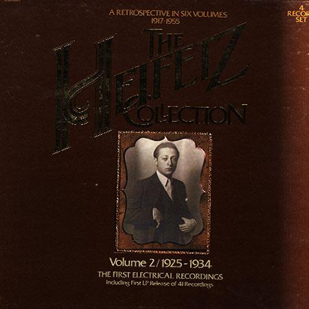 Jascha Heifetz - The Heifetz Collection Vol. 2 1925-1934