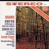 Joseph Szigeti (violin), Mieczyslaw Horszowski (piano), John Barrows (horn) - Brahms: Trio for Violin, Horn & Piano/ Sonata No. 2 -  180 Gram Vinyl Record