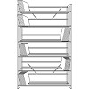 Billy Bags - #8248 Open Air Shelf LP Storage Rack -  Media Storage