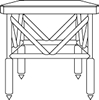 Billy Bags - #1823 Amp Stand -  Amplifier Stand