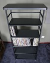 Billy Bags - #3678 LP Storage Rack (Black Wrinkle/Blackstar Granite Gloss) -  Media Storage
