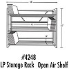 Billy Bags - #4248 LP Storage Rack -  Media Storage