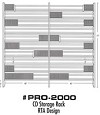Billy Bags - Pro-2000 CD Storage Rack -  Media Storage