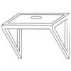 Billy Bags - #245 Turntable/Speaker Shelf Wall Mount -  Equipment Rack