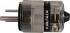 Furutech - FI-25M (R) Hi-End Grade Rhodium Plated Male Plug  -  Connectors
