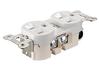 Furutech - FP-15ARN1 Audio Grade 15amp Duplex Receptacle - Rhodium -  Connectors