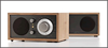 Tivoli Audio -  Model Two 2-Piece Stereo AM/FM Table Radio/ Metallic Taupe/Cherry -  Table Radios & Mini Systems