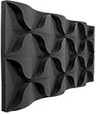 Auralex  - Part Science Audio Tile ShockWave/ Charcoal Grey/ box of 96 -  Room Treatments
