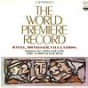 The Schoenfeld Duo - Ravel, Honegger, Villa Lobos: Sonatas for Violin and Cello -  Preowned Vinyl Record