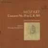 Reiner, Chicago Symphony Orchestra - Mozart: Concerto No. 25 etc. -  Preowned Vinyl Record