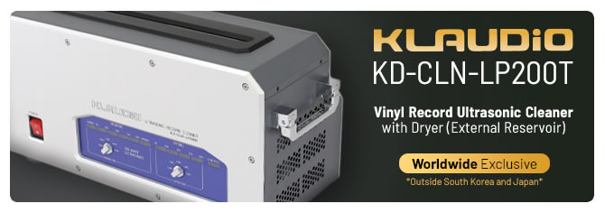 Klaudio Vinyl LP Record Ultrasonic Cleaner with Dryer