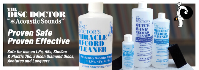 disc doctor vinyl record cleaning supplies