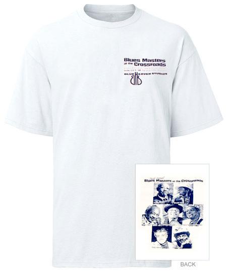 Blue Heaven Studios - 2000 Blues Masters at the Crossroads Short Sleeve T-Shirt (Extra-Large)