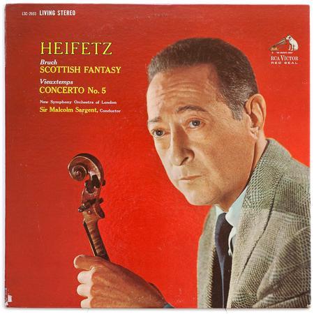 Jascha Heifetz - Bruch: Scottish Fantasy; Vieuxtemps: Concerto No. 5