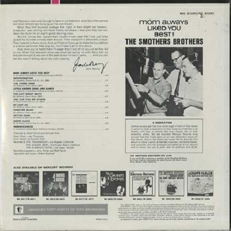 The Smothers Brothers - Mom Always Liked You Best/stereo