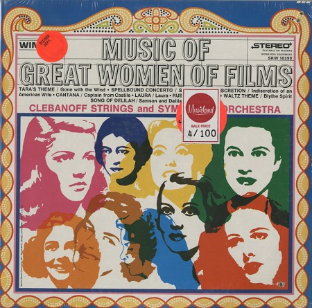 Clebanoff Strings And Symphonic Orchestra - Music Of Great Women Of Film