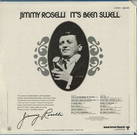 Jimmy Roselli - It's Been Swell