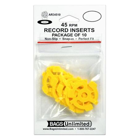  - 45 RPM Record Adapters (pack of 10)