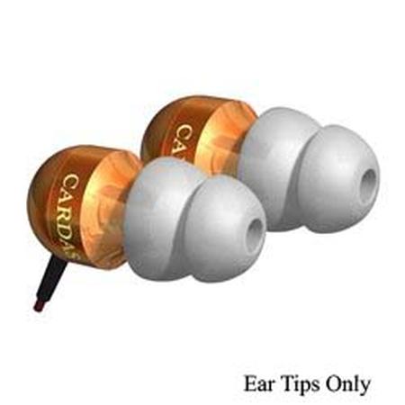 Cardas - Set of (2) White Silicone and (2) Black Comply Ear Tips