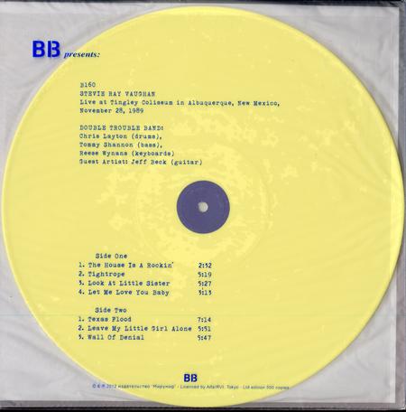 Stevie Ray Vaughan - Live At Tingley Coliseum