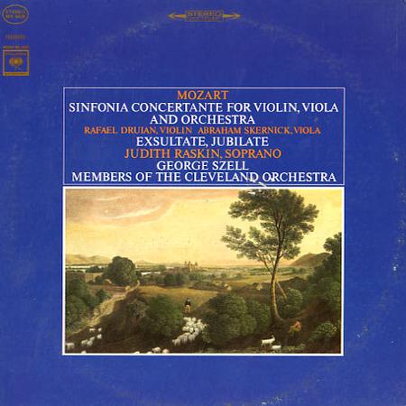 Szell, The Cleveland Orchestra - Mozart: Sinfonia Concertante For ...