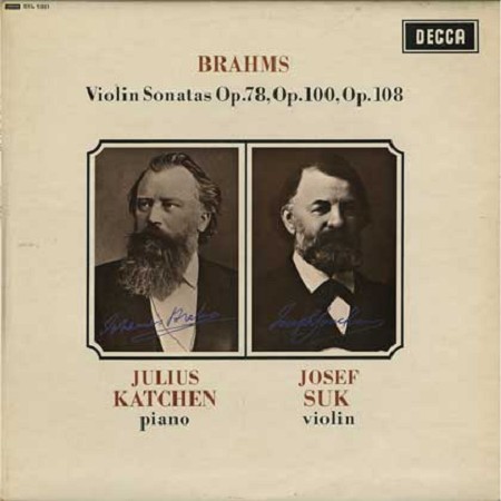 Julius Katchen, Josef Suk - Brahms: Violin Sonatas Op.78, 100, 108