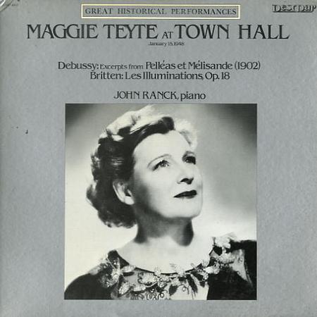 Maggie Teyte - At Town Hall