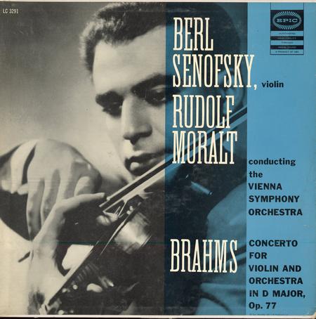 Senofsky, Moralt, Vienna Symphony Orchestra - Brahms: Concerto for Violin and Orchestra