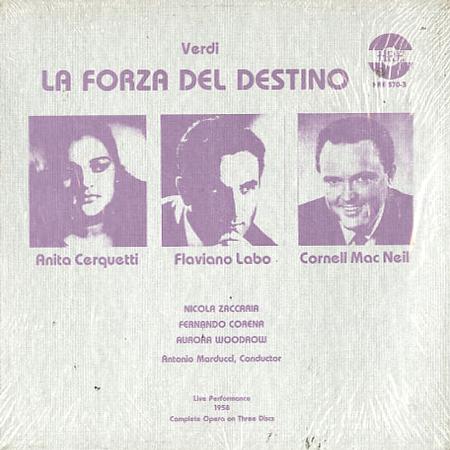 Cerquetti, Labo, Marducci - Verdi: La Forza Del Destino