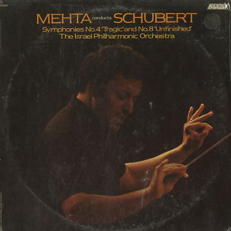 Mehta, Israel Phil. Orch. - Schubert: Sym. Nos. 4 & 8
