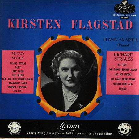 Kirsten Flagstad - Hugo Wolf and Richard Strauss Recital