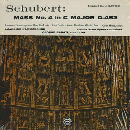 Barati,Akademie Kammerchor, and the Vienna State Opera Orchestra - Schubert: Mass No.4