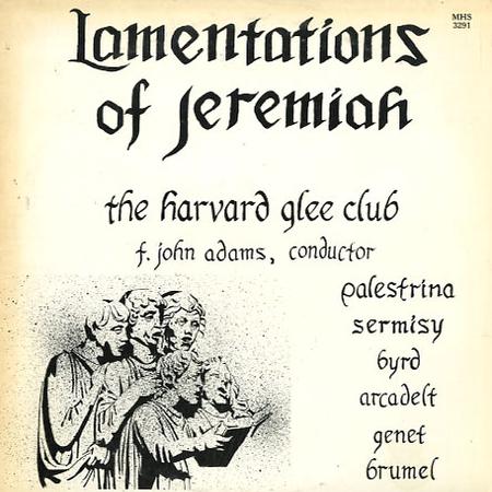 F. John Adams - Lamentations of Jeremiah
