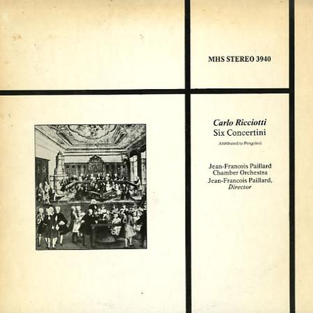 Paillard Chamber Orchestra - Ricciotti: Six Concertini