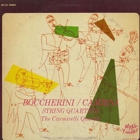 The Carmirelli Quartet - Boccherini, Cambini: String Quartets