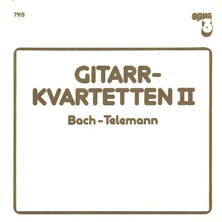 Gitarrkvartetten II - Bach, Telemann