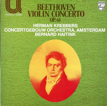 Krebbers, Haitink, Concertgebouw O., Amsterdam - Beethoven: Violin Concerto