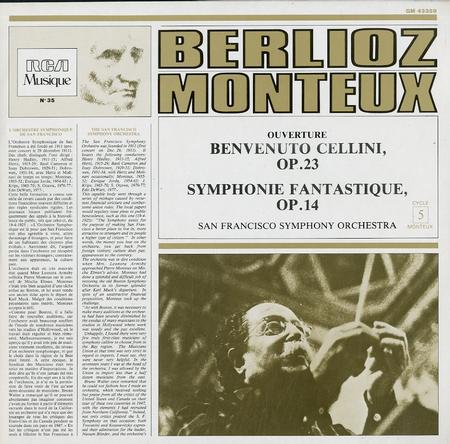 Monteux, San Francsisco Symphony Orchestra - Berlioz: Ouverture; Benvenuto Cellini, Op. 23--Symphonie Fantastique, Op. 14