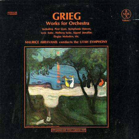 Maurice Abravanel - Grieg: Works for Orchestra Vol. I