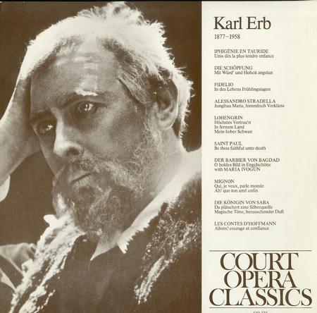 Karl Erb - Court Opera Classics