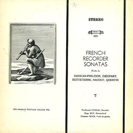 Ferdinand Conrad, Hugo Ruf, Johannes Koch - French Recorder Sonatas