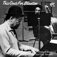 Duke Ellington & Ray Brown - This One's For Blanton -  180 Gram Vinyl Record