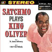 Louis Armstrong - Satchmo Plays King Oliver -  45 RPM Vinyl Record