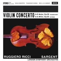 Ruggiero Ricci/Malcolm Sargent - Tchaikovsky/Dvorak: Violin Concertos -  180 Gram Vinyl Record