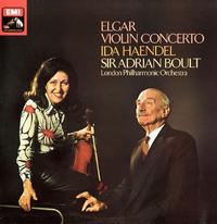 Ida Haendel and Sir Adrian Boult - Elgar: Violin Concerto -  180 Gram Vinyl Record