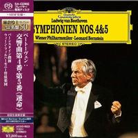 Leonard Bernstein - Beethoven: Symphonies No.4 & No.5 -  SHM Single Layer SACDs