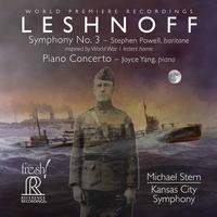 Michael Stern & Kansas City Symphony - Leshnoff: Symphony No. 3; Piano Concerto/ Joyce Yang & Stephen Powell