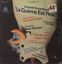 Original Soundtrack - La Guerre Est Finie -  Sealed Out-of-Print Vinyl Record