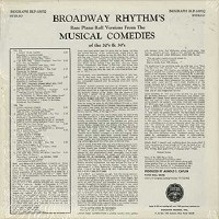 Various Artists - Broadway Rhythms -Rare Piano Roll Versions From The Musical Comedies Of The 20's & 30's -  Sealed Out-of-Print Vinyl Record