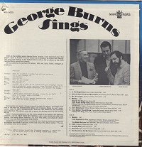 George Burns - George Burns Sings